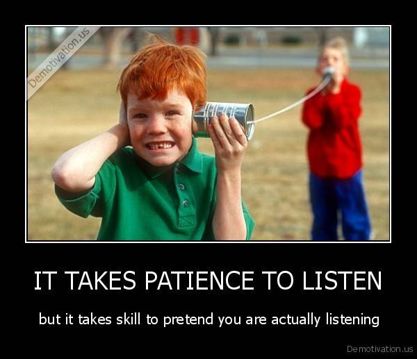 active listening funny